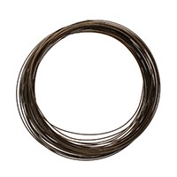 18 gauge Half Round Vintage Bronze Color Wire
